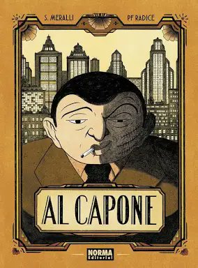 La metòdica reproducció dels llocs, com la casa d'Al Capone, ens deixa veure com hab volgut apropar-se al personatge, a qui deixan parlar i presentar-se ell mateix com a un benefactor. Pobre! 
➡️tuit.cat/2Itrg #BiblaBòbila25 #gènerenegre #recomanació #còmic