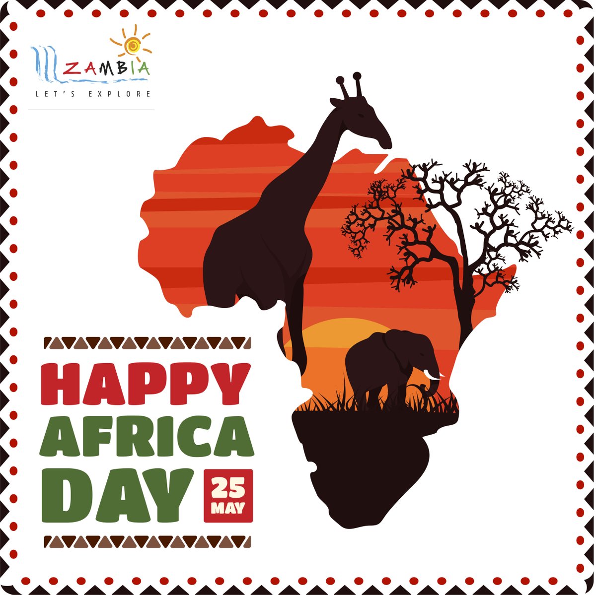 Happy Africa Day! 🌍

Today, we celebrate the unity, diversity, and rich heritage of our beautiful continent. Here's to a brighter and more prosperous Africa for all.

#AfricaDay #ZambiaTourismAgency #AfricanHeritage #VisitZambia
