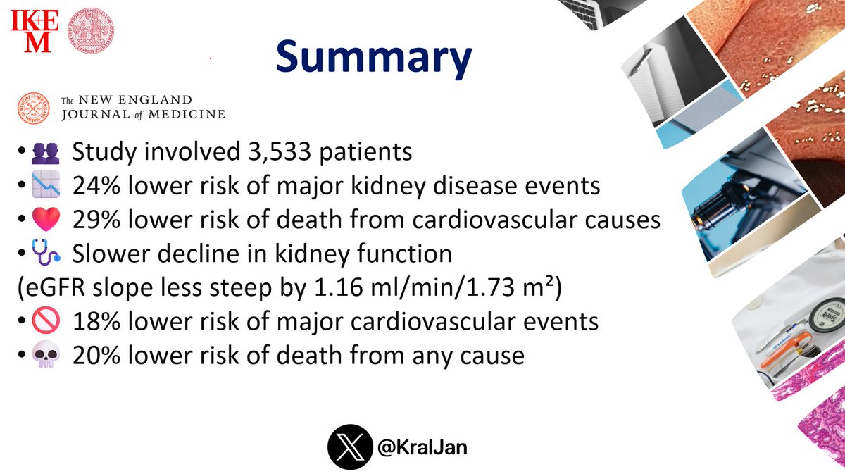 🌟 BREAKING: New study on #semaglutide for T2DM and chronic kidney disease. ➡️Could it reduce the risk of?: 🩸 Kidney failure ❤️ Cardiovascular events 💀 Death #GLP1 #Diabetes #KidneyHealth #MedEd #GITwitter 🔗tinyurl.com/43s2d4e2 @my_ueg @NEJM