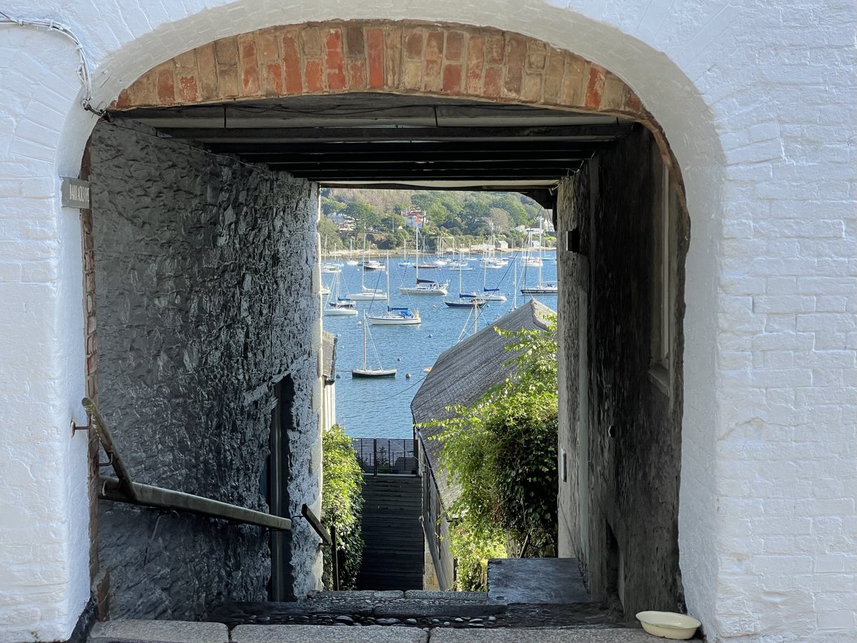 Although, I think that Barracks Ope in Falmouth has one of the most attractive views. Walk along the urban parade and suddenly, there it is, a glimpse of briny paradise from the earthly pleasures of a retail high street.