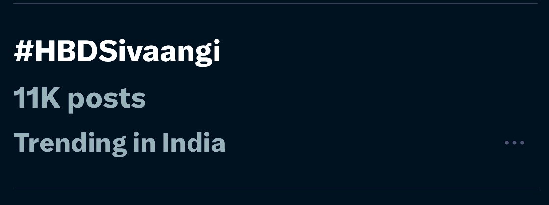 Sivuuu <a href="/sivaangi_k/">Sivaangi Krishnakumar</a> you are trending! Congrats and happy birthday to you once again my darling! #HBDSivaangi #Sivaangi