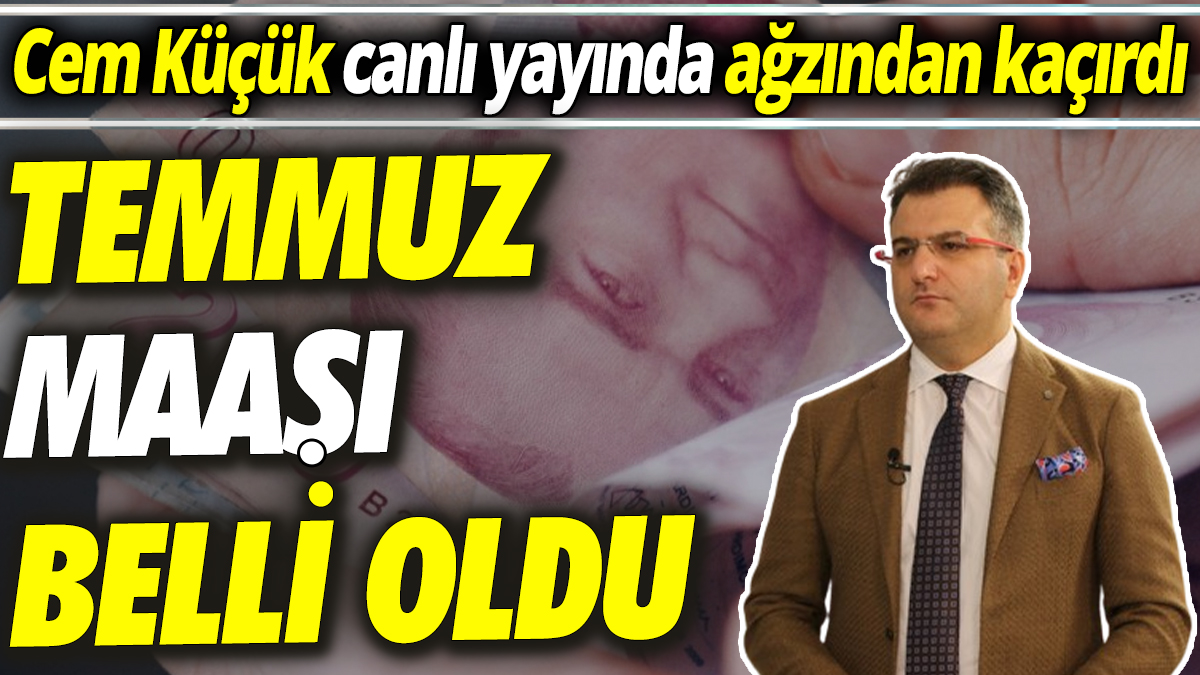 Cem Küçük canlı yayında ağzından kaçırdı ‘Temmuz maaşı belli oldu’

kamusonhaber.com.tr/cem-kucuk-canl…

#emeklinintenceresiboş #emeklideğiladaletmitingi #EmeklilerArtıkYeterDiyor #emeklidiyorki #emeklidebıçakkemikte #EmekliAstsubaylarTekYürek #SONDAKİKA