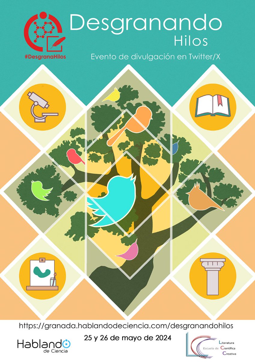 ¡Bienvenidas, bienvenidos a Desgranando Hilos!

El evento de <a href="/Sci_Granada/">Desgranando Ciencia / Hablando de Ciencia</a> en el que nuestros y nuestras ponentes suben al escenario de Twitter para hilar historias sobre los temas más variados.

Será durante hoy y mañana desde el hashtag #DesgranaHilos

Va hilo de apertura
🧵⬇️