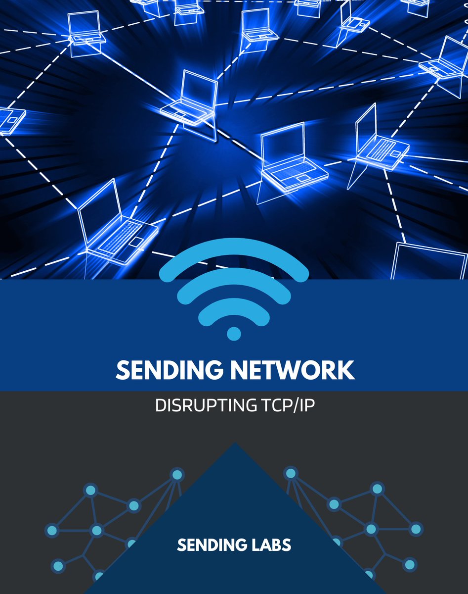 A DePIN project wants to disrupt the existing TCP/IP tech. It has created a Decentralized Full Stack Communication protocol. The project has raised a whopping $20Million. Let's look into @Sending_Network in detail 🧵