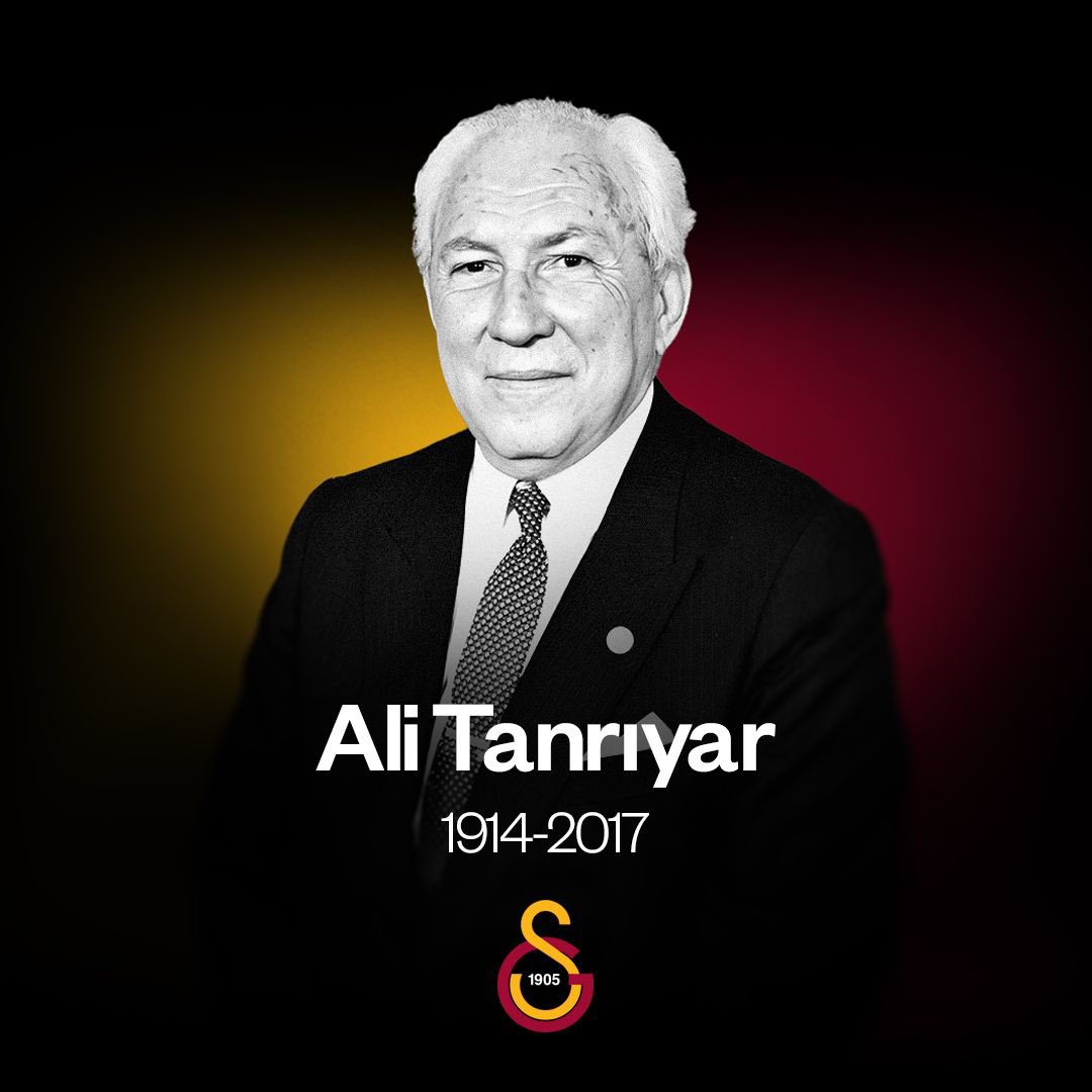 1986-1990 yılları arasında görev yapan Galatasarayımızın efsane başkanlarından Ali Tanrıyar'ı vefatının yedinci yılında sevgi, saygı ve rahmetle anıyoruz.