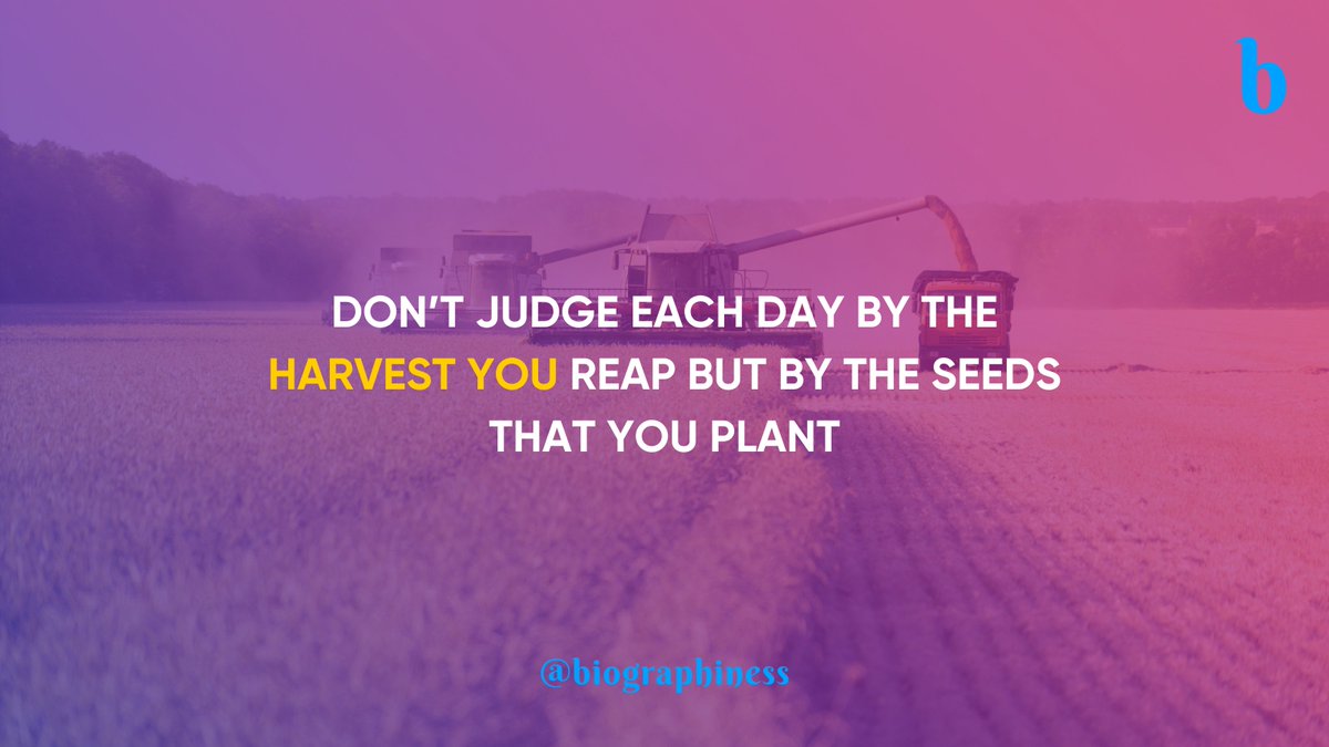 Embrace the journey of growth, one seed at a time.🌱🌞
Follow👉 @biographiness

#Biographiness #Biograghines #GrowthJourney #SeedTheFuture #PositiveMindset #DailyMotivation #InspireChange #LifeGoals #PersonalGrowth #SuccessSeeds #MindfulLiving #PlantWisdom