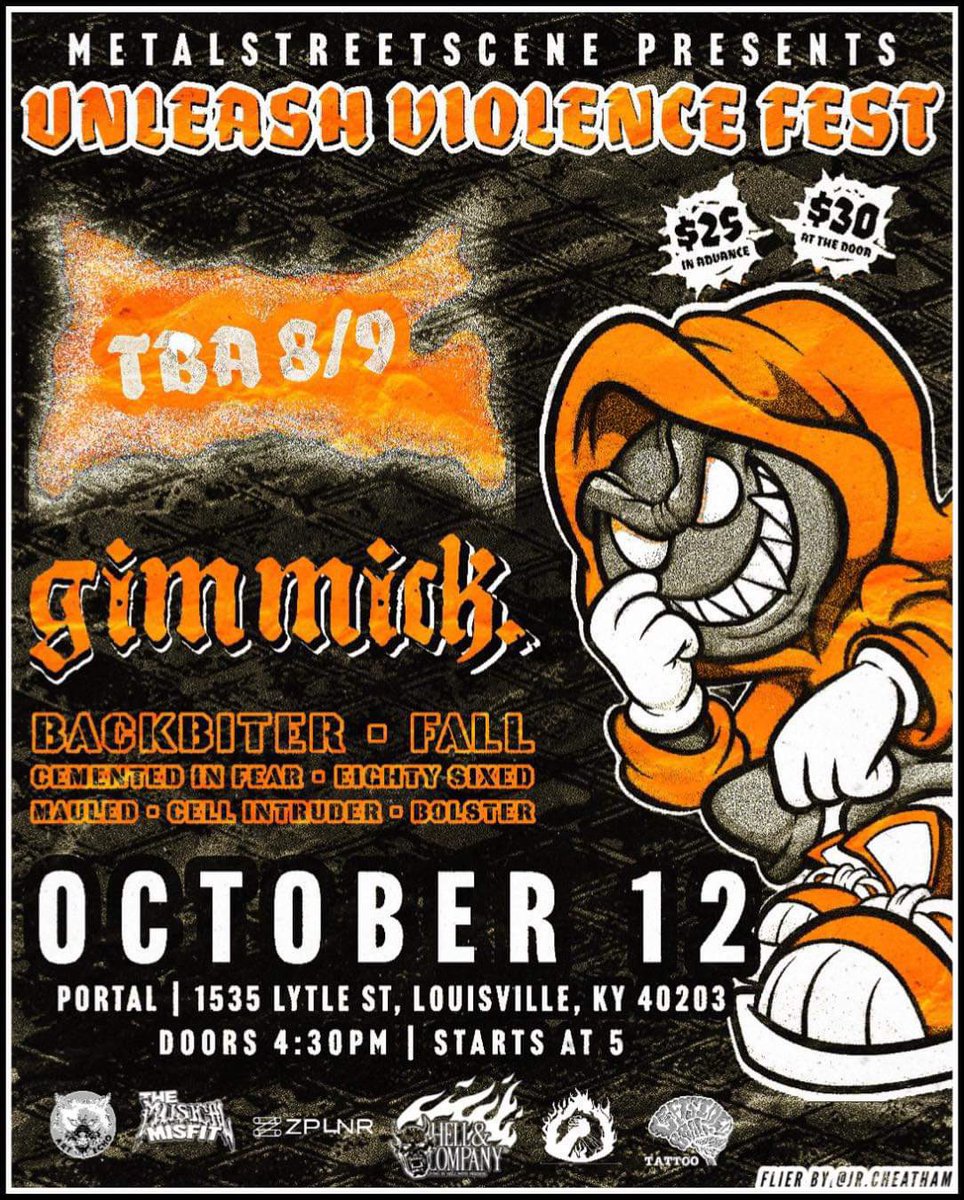 Unleash the violence fest in Louisville this October. Show up and show out