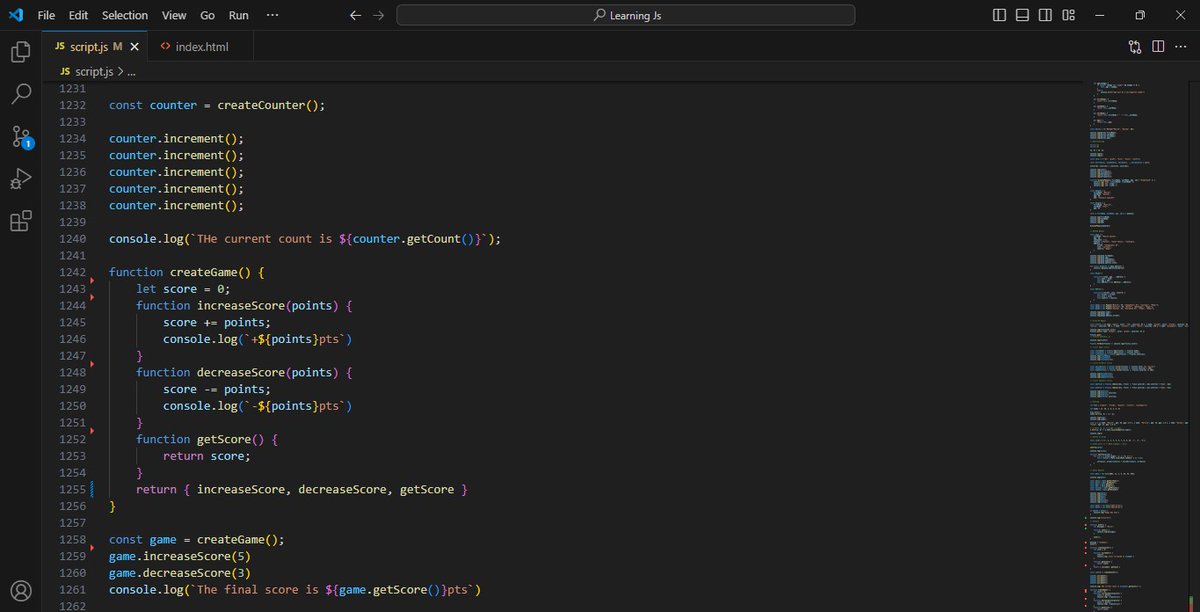 manish_gtm's tweet image. #LSPPDay1
I was learning JavaScript before this challenge. So I continued learning JavaScript. Today, I learned about Closure function of JavaScript. @lftechnology 
#60DaysOfLearning2024
#LearningWithLeapforg
