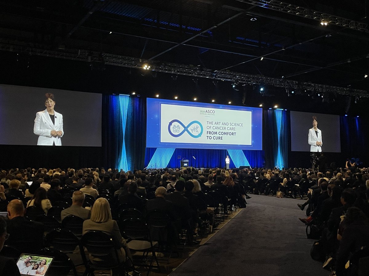 “My passion for integrating art and science into cancer care comes from my patients.” @lynn_schuchter reflected on her patient-centered theme for #ASCO24 as @ASCO President during today’s Opening Session. @PennCancer @CharuAggarwalMD @AngieDemichele