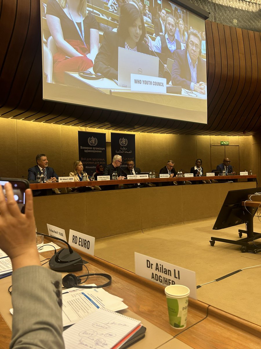 Dr Maria Neira (@drmarianeira) on Twitter photo Breaking news:🗞️ At the strategic roundtable on #climatechange & health, <a href="/DrTedros/">Tedros Adhanom Ghebreyesus</a> just announced the 2nd <a href="/WHO/">World Health Organization (WHO)</a> Global Conference on Air pollution & health, to be held in Colombia in March 2025.
Learn more here: who.int/publications/m…
#Airpollution #BreatheLife #WHA77 Breaking news:🗞️ At the strategic roundtable on #climatechange & health, <a href="/DrTedros/">Tedros Adhanom Ghebreyesus</a> just announced the 2nd <a href="/WHO/">World Health Organization (WHO)</a> Global Conference on Air pollution & health, to be held in Colombia in March 2025.
Learn more here: who.int/publications/m…
#Airpollution #BreatheLife #WHA77
