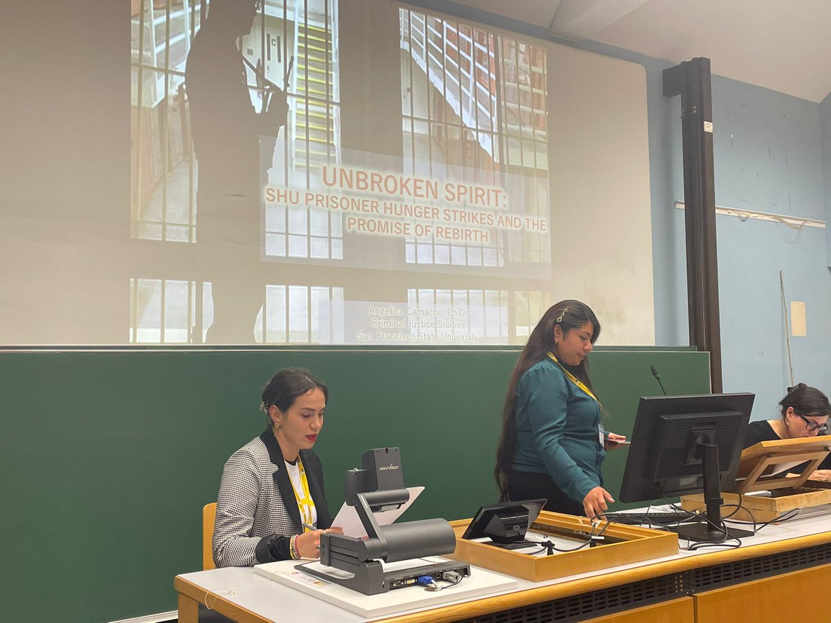 Camps_2024's tweet image. Panel #5 on Hunger Strikes featured:

🔸 Chair: Artiola Kajtazi 
🔸 Michelle C. Velasquez-Potts @latinx_chismosx
🔸 Krista M. Turner &amp;amp; Bruce Pearson 
🔸 Angelica Camacho

Thank you to the speakers for the profound discussions! #CampsConference2024 #HungerStrikes #Resistance