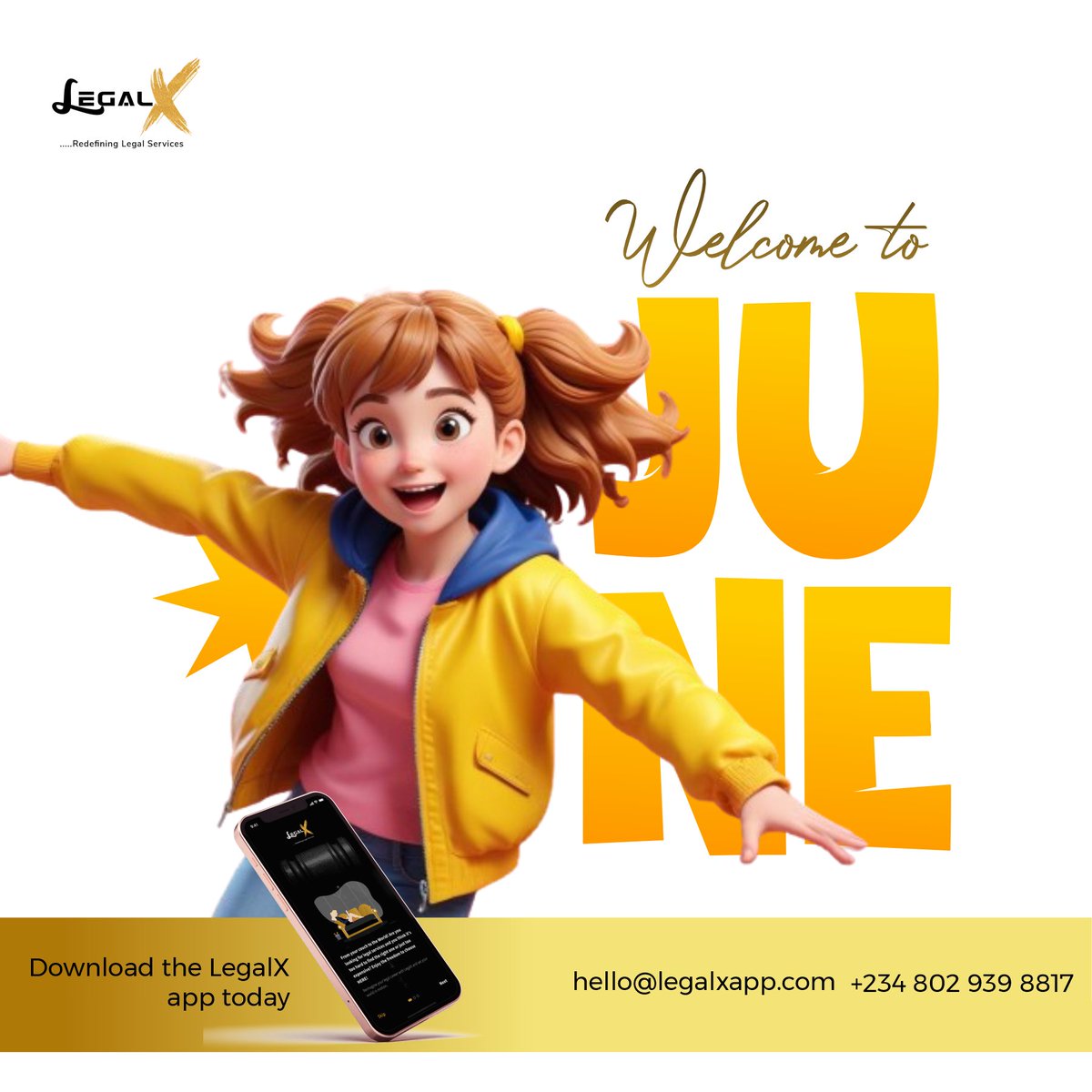 LegalxApp's tweet photo. Happy New Month from all of us at @LegalxApp! 🌟

Welcome to a new month of innovative legal tech solutions. Let’s drive progress and efficiency in your legal processes together. 🚀✨

#HappyNewMonth #LegalTech #Innovation https://t.co/gD9lqnhUra