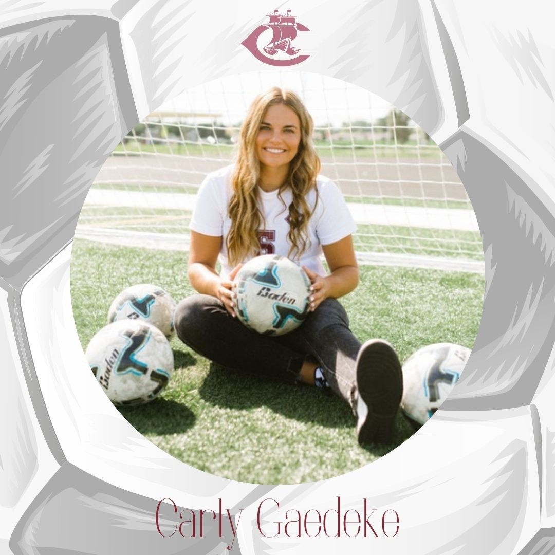 columbusgsoccer's tweet photo. Proud to give a shoutout to our very own Carly Gaedeke participating in the Senior Showcase today also supporting a great cause! We are proud of you Carly, way to represent! #DiscovererPride #DiscovererWay #Next https://t.co/893jz59TNv