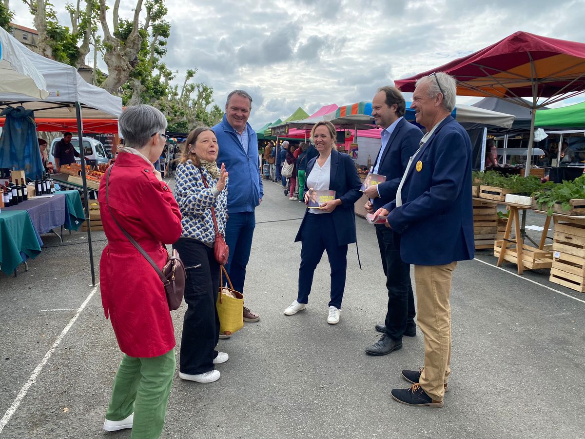 Dernière ligne droite pour #ReveillerLEurope avec <a href="/rglucks1/">Raphael Glucksmann</a> !

Merci pour leur accueil à Clément Rossignol, maire de Bègles, à la fête de la Morue et à Bruno Marty, maire de La Réole sur le marché et dans une belle rencontre avec des viticulteurs et éleveurs girondins.