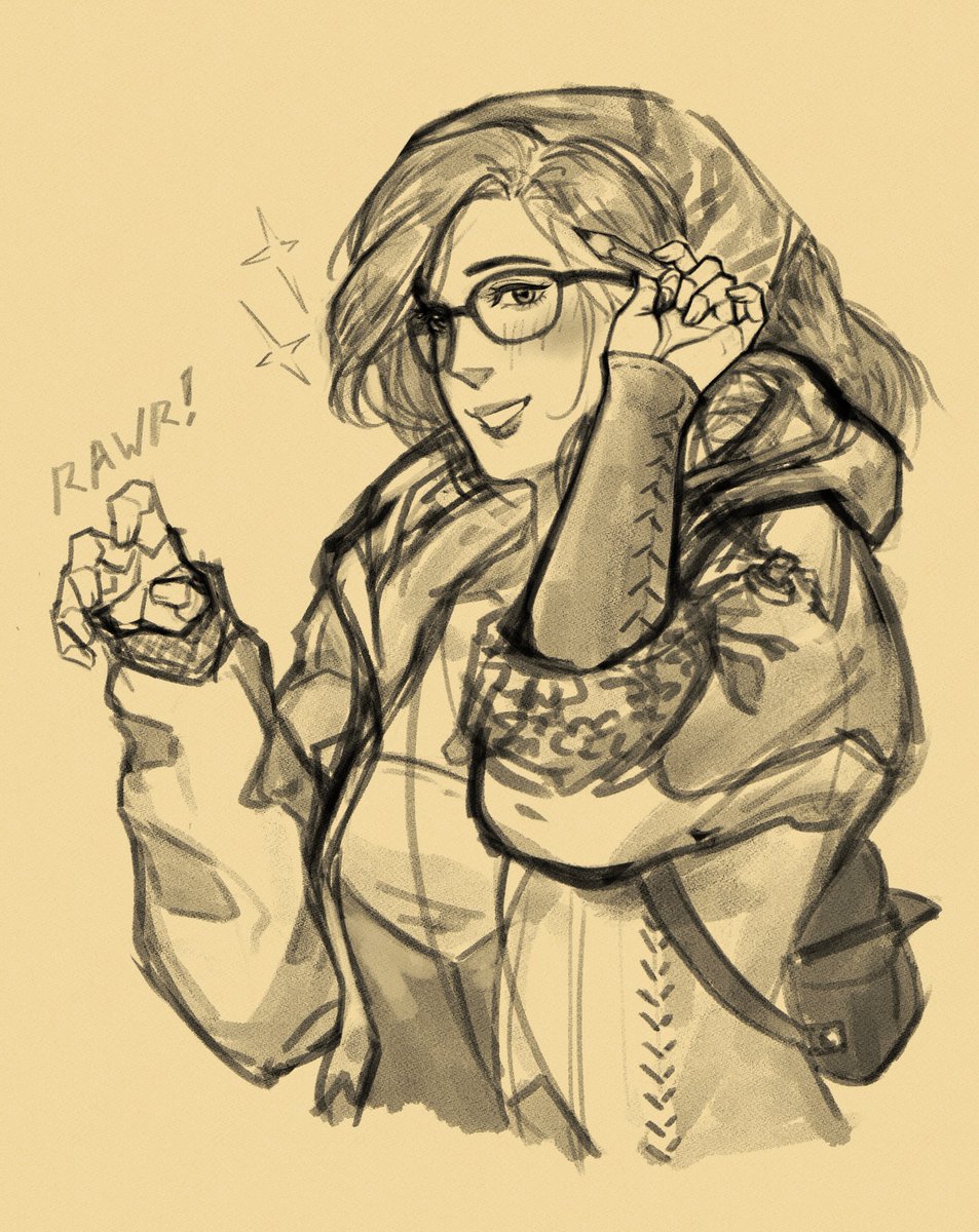 _rerr_'s tweet image. Nerdy girls I swear...
#MonsterHunter