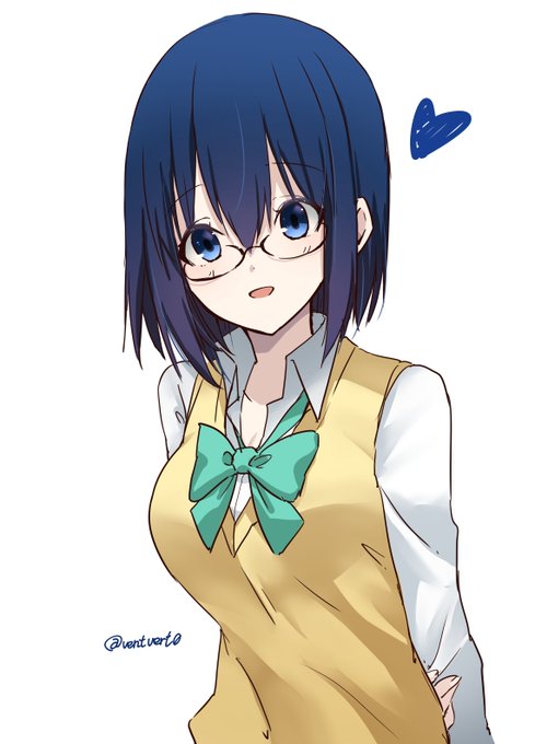 「blue eyes school uniform」 illustration images(Latest)