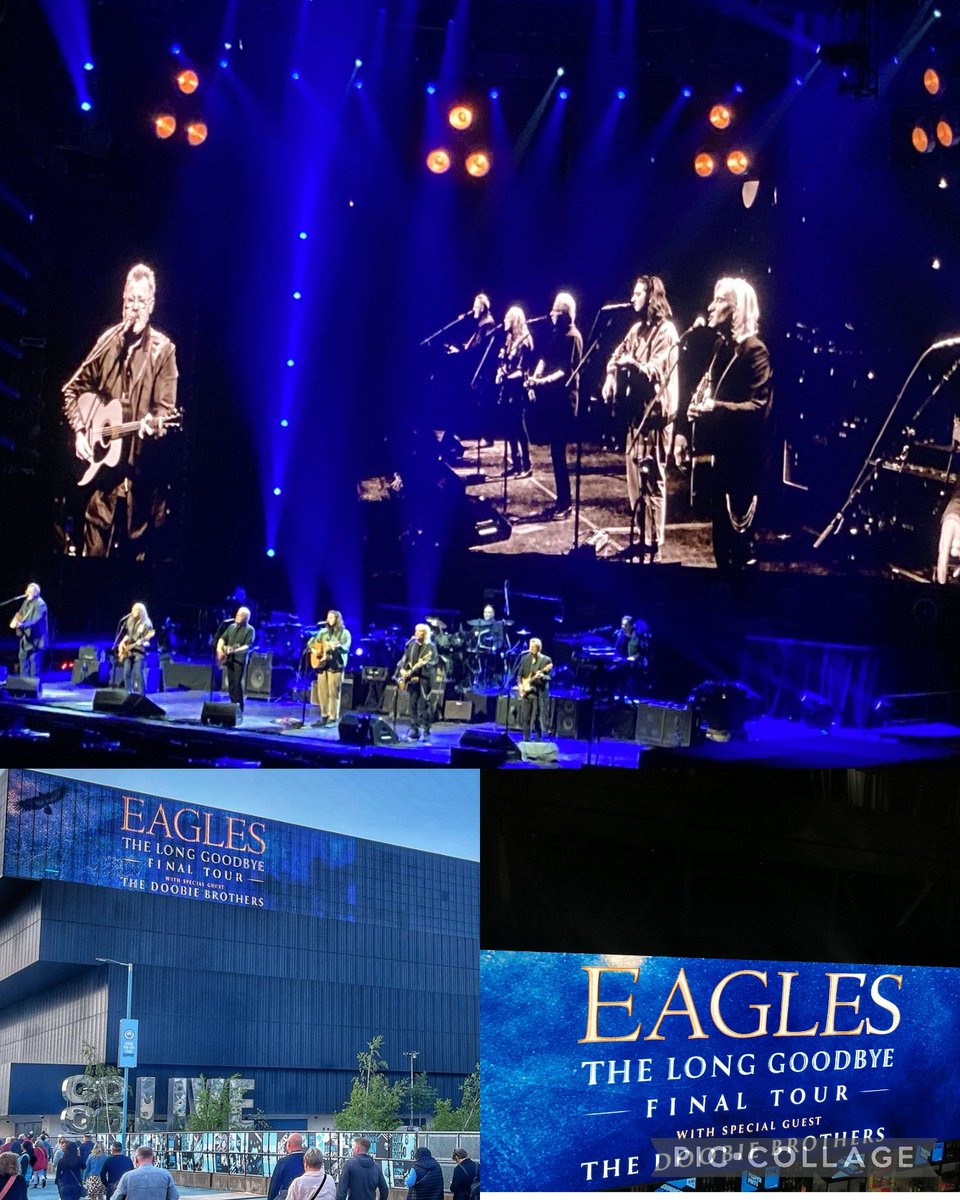 Great evening in Manchester and finally getting to see the Eagles live, they took the roof off the Coop arena unbelievable performance 🎸🎶 #HotelCalifornia