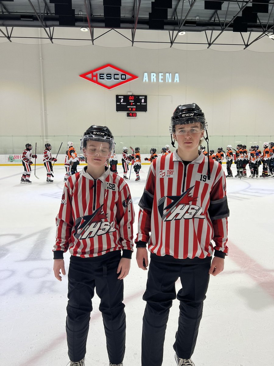 4Vengeance Media (@4vengeancemedia) on Twitter photo Love seeing <a href="/JrProspectsHL/">Junior Prospects Hockey League</a> players officiating games at the Hockey Grand Prix!!
The Frostad brothers Jake and Max Frostad of <a href="/HCEdmonton_JPHL/">HC Edmonton</a>.
What a great way to improve your skating, hockey knowledge and give back to the game.
#4V Love seeing <a href="/JrProspectsHL/">Junior Prospects Hockey League</a> players officiating games at the Hockey Grand Prix!!
The Frostad brothers Jake and Max Frostad of <a href="/HCEdmonton_JPHL/">HC Edmonton</a>.
What a great way to improve your skating, hockey knowledge and give back to the game.
#4V