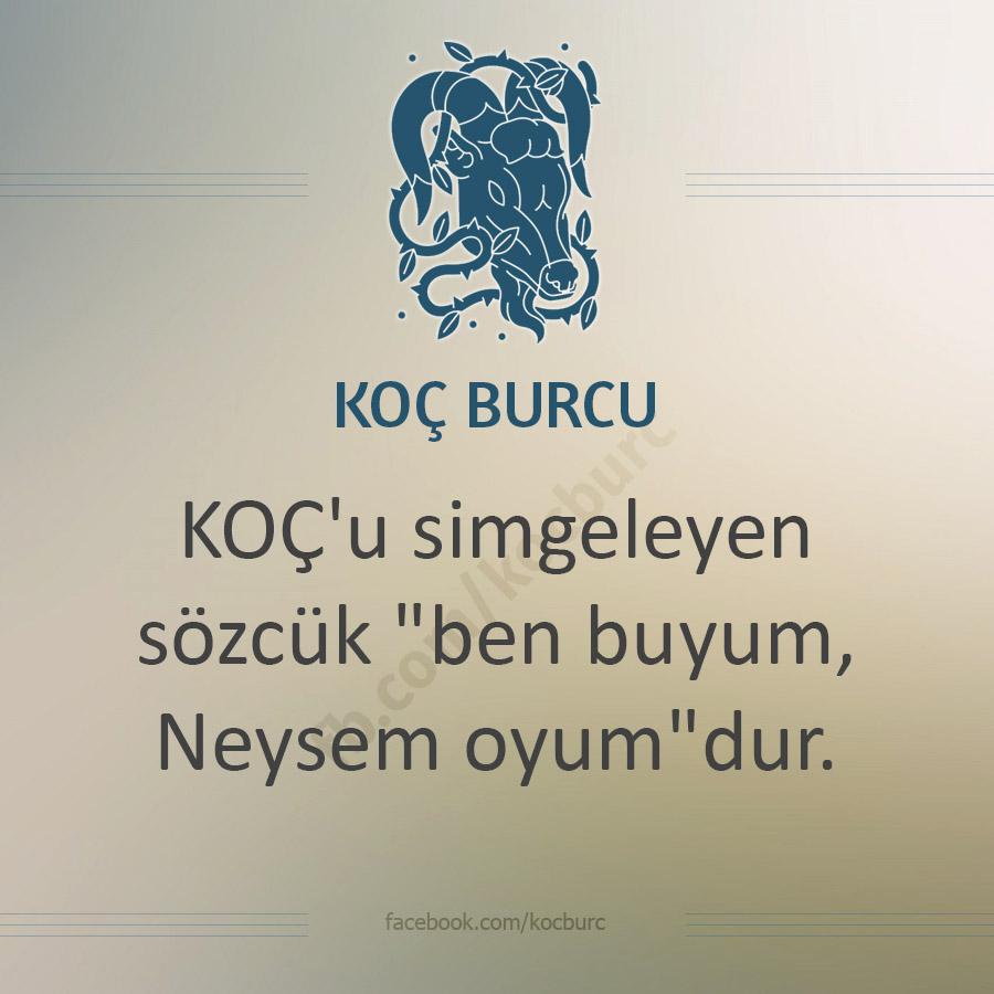 #KoçBurcu