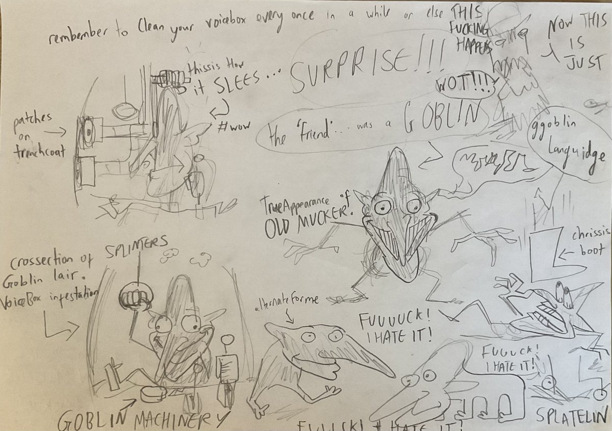 SkeleFeddy's tweet photo. some SCUMS, i made #deltarune #SCUMTON #ggoblins #FUUCK #IHATEGOLBINS #bewareOfGoblinInfestationInYourHomeHereisHowToPreventThisStepOneYouMustg https://t.co/6ywakI2lVh