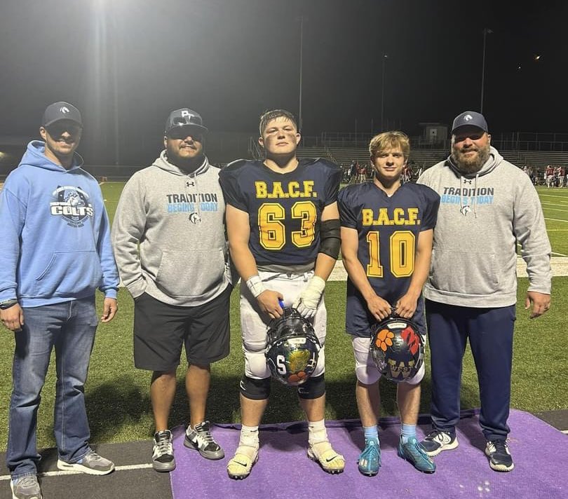 Great to see <a href="/BeefMcDermott/">Keaton “Beef” McDermott</a> and <a href="/Humphreys1Kaden/">Kaden Humphreys</a> on the field together one last time at the Battle Against Cystic Fibrosis Ohio v. WV All-Star game!