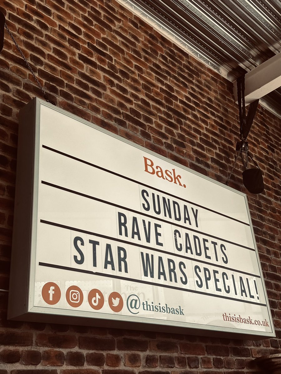fitzstockport's tweet photo. Tomorrow we start to wrap up an amazing 2nd birthday week.

From 12pm - 3pm it’s the Rave Cadets Star Wars special with a Star Wars DnB set from Jango Kett. Get those fancy dress costumes popping.

Tickets > https://t.co/P2IqUuuJDU 🧡 https://t.co/TrMRUZokHI