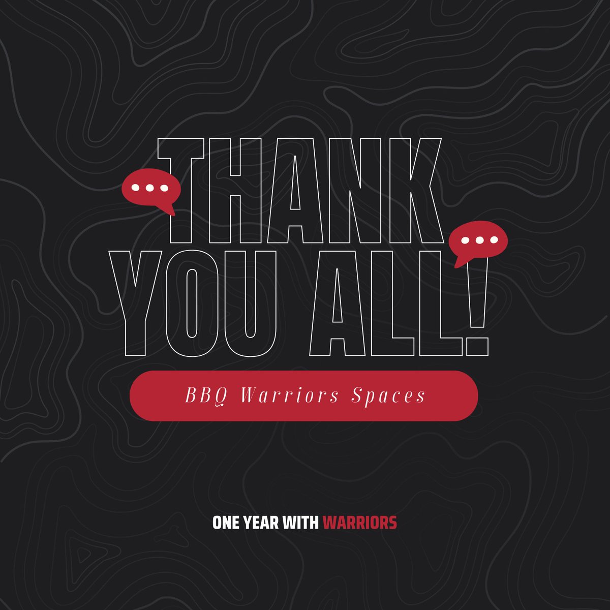 bbqwarriors's tweet image. Thank you to everyone who stayed with us until the end! While we don't have a photo of it, we peaked at 119 listeners (117 lang nakuha namin haha). 

Hopefully natuwa kayo and thank you for celebrating our 1st Anniversary with us! 🫶

#OneYearwithWarriors 
#BBQWarriorspaces
