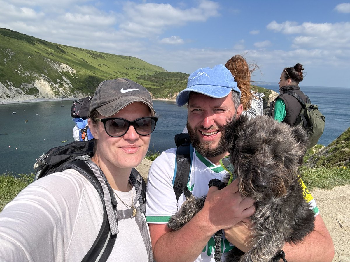 Made my wife and dog spend the last four days walking 55 miles across Dorset to Lulworth Cove