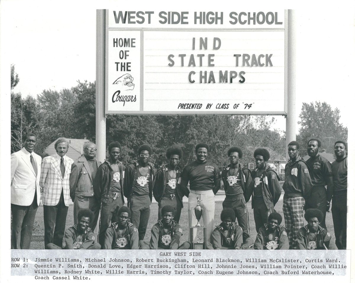 IHSAA (@ihsaa1) on Twitter photo 50 Years Ago Today (June 1, 1974)...
The Gary West Side Cougars were crowned #IHSAA Boys Track & Field Co-State Champions!
🏆🎽🔥🟠🔵 <a href="/SchoolsGary/">Gary Community Schools Athletics</a>
Official Program: ihsaapublic.blob.core.windows.net/flipbook/1973-… 50 Years Ago Today (June 1, 1974)...
The Gary West Side Cougars were crowned #IHSAA Boys Track & Field Co-State Champions!
🏆🎽🔥🟠🔵 <a href="/SchoolsGary/">Gary Community Schools Athletics</a>
Official Program: ihsaapublic.blob.core.windows.net/flipbook/1973-…