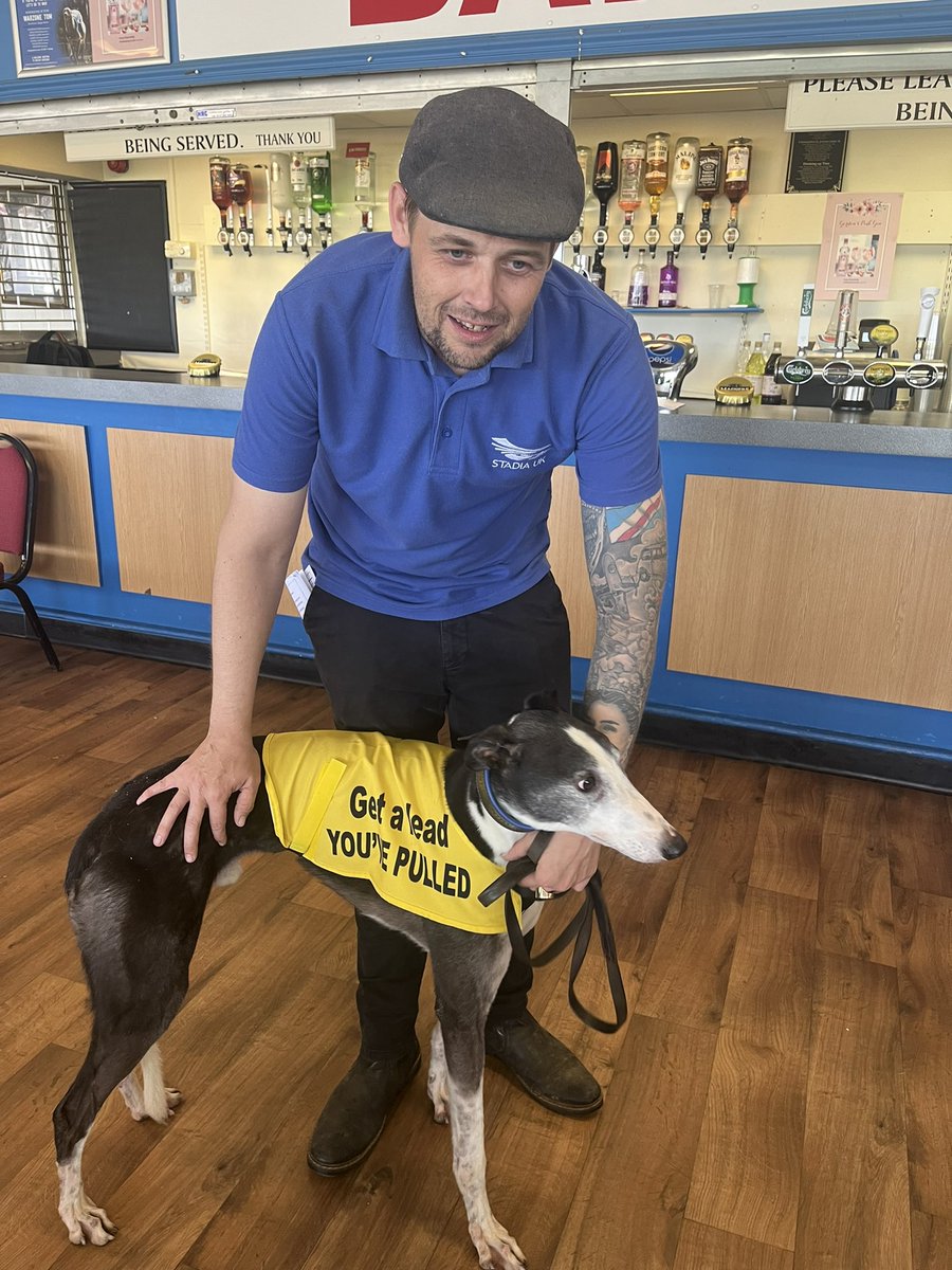 It’s all happening this afternoon.

Listen Jack with trainer Barry Johnson has just put in an appearance upstairs.
 He’s proving quite a favourite with everyone.
