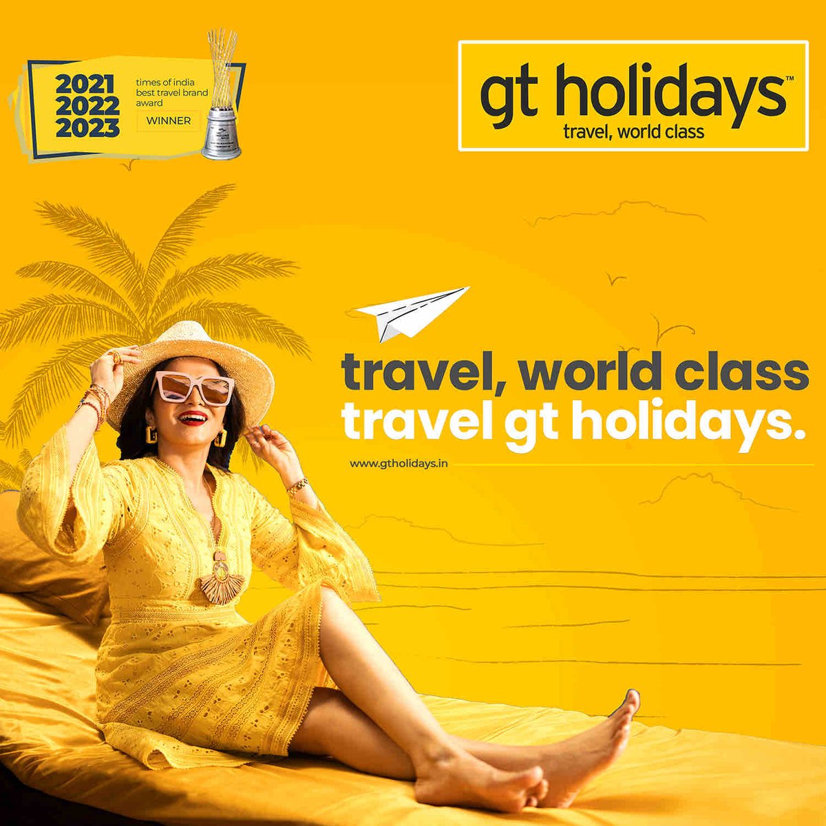 Travel world class with GT Holidays. For more details please contact 99408 82200 Winner - Best Travel Company Award 2021 & 2022 Bengaluru | Chennai | Coimbatore | Erode | Trichy | Madurai | Salem gtholidays.in #advertisement