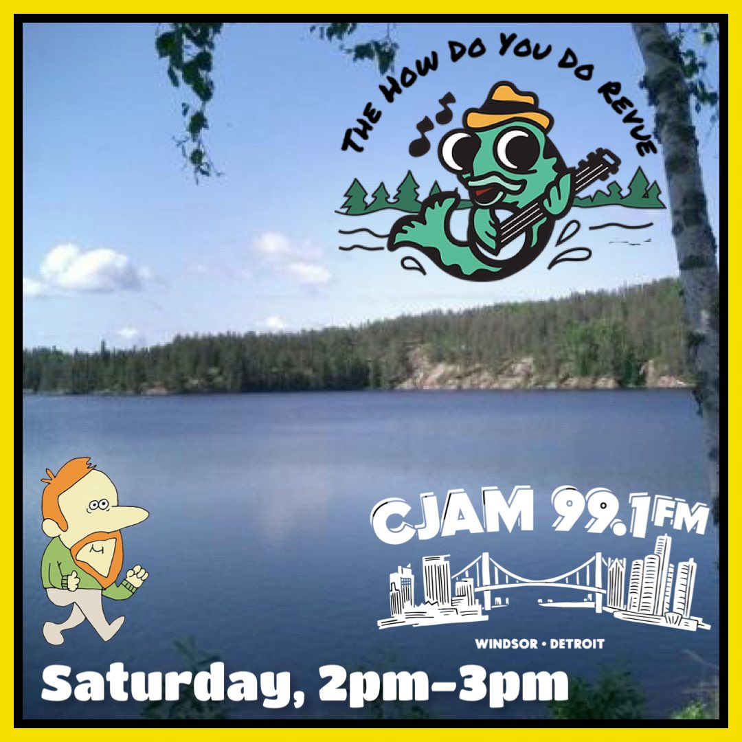 HowDoYouDoRevue's tweet image. Hey Windsor-Detroit, coming up on @CJAMFM…

We preview some folks playing at this year’s Trout Forest, some brand new songs, and The Croaky Crooner from his home in Churchill with an origanal tune! 

This and more at 2pm ET on 99.1 FM, cjam.ca, and @iHeartRadio!