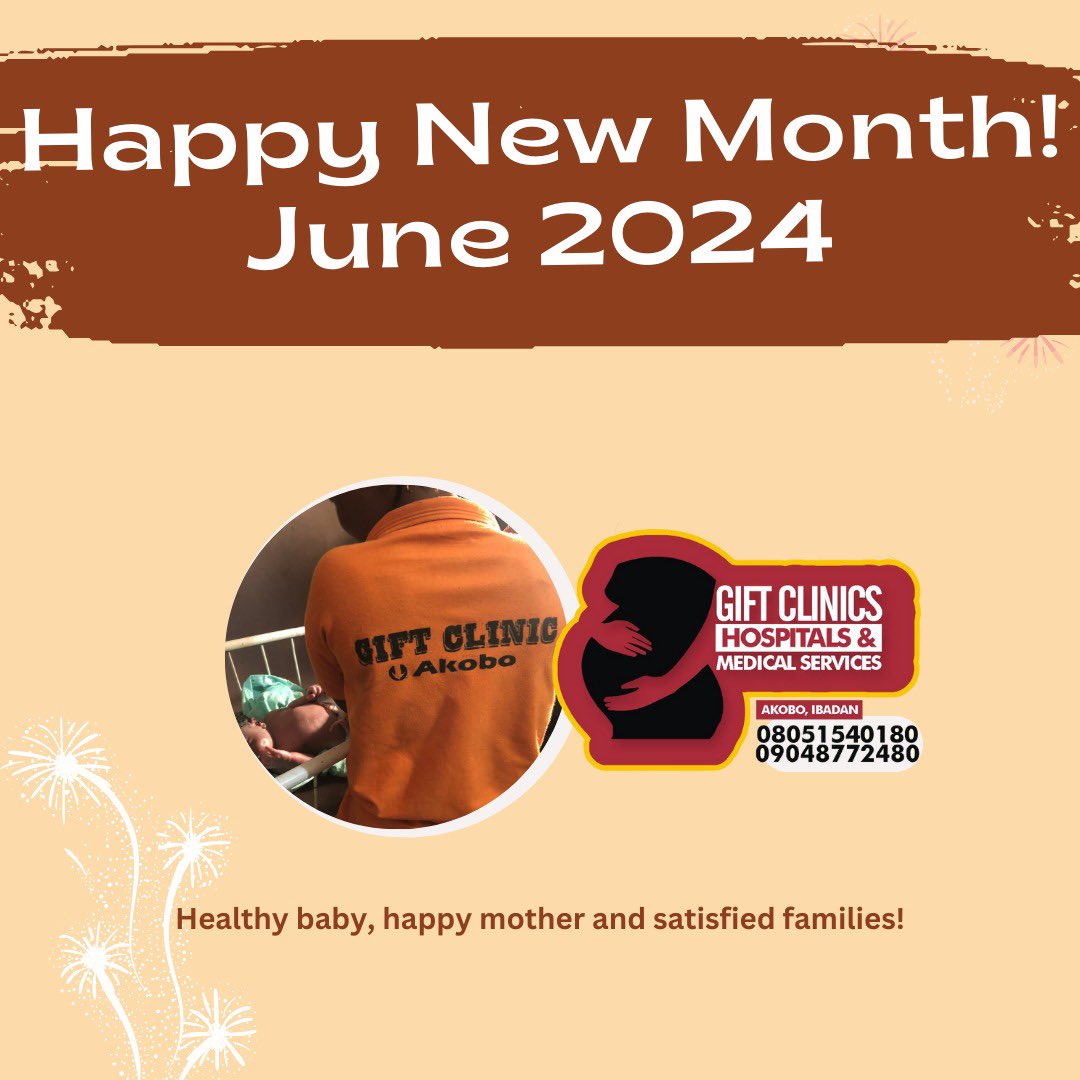 giftclinics's tweet photo. Happy New Month!
Have you helped your children to learnt the new national anthem?
We celebrate all the new fathers and mothers, welcome to parenthood 🕺🏻💃🕺🏻

From all of us at Gift Clinics Akobo.
Reach out to us via WhatsApp on  👉08051540180
09048772480 https://t.co/vsu8rHfIZq