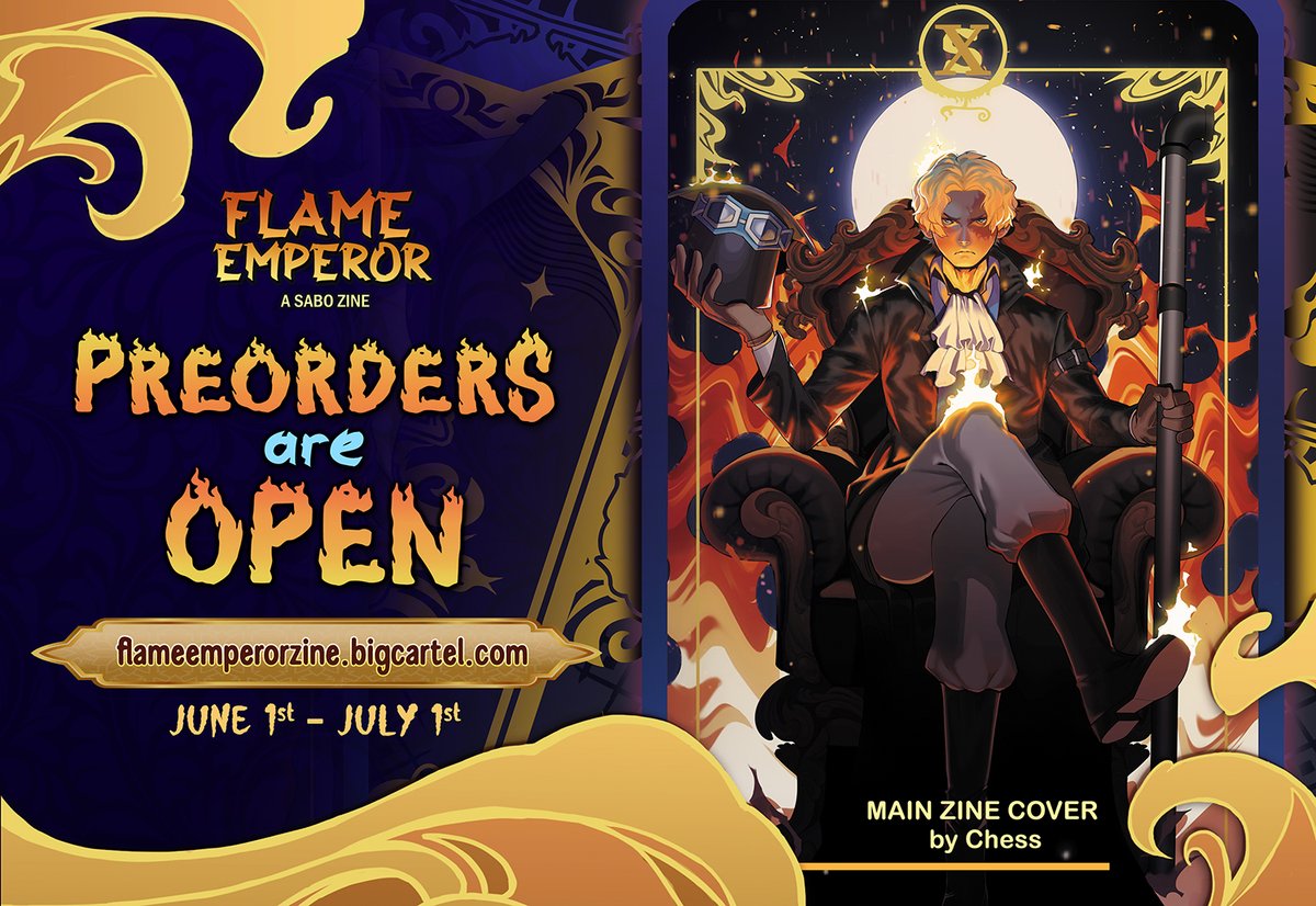 Flame Emperor: a Sabo zine tweet media
