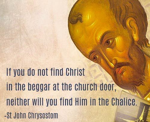 Happy Solemnity of the Body &amp; Blood of Christ!  St. John reminds us to always keep together devotion for Christ's Body: the Eucharist w devotion to the Living Body of Christ: the Church!  You can't grow in love of the Eucharist w/o growing in love of your neighbour!
#NPSCFaith