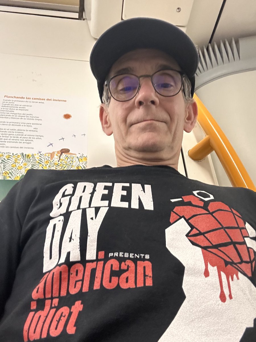 Gmfdsr's tweet photo. On my way to @GreenDay #Show8 #GMFOnTour2024 #HalaMadrid https://t.co/3FeN1lpmUW