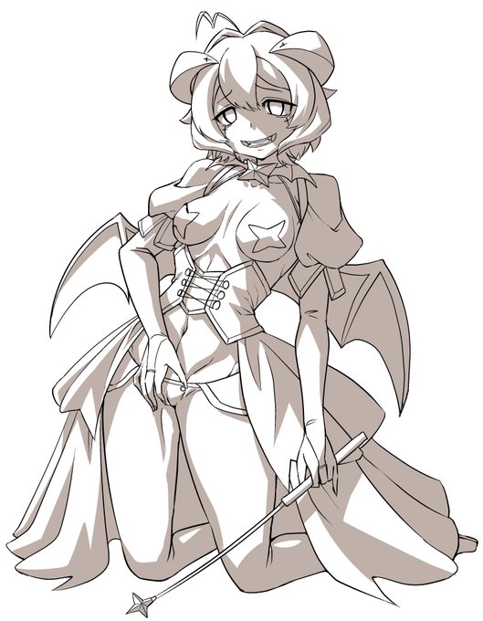 マジアベーゼ,wip

色塗り修練に、以前モノクロをリペイントの予定 