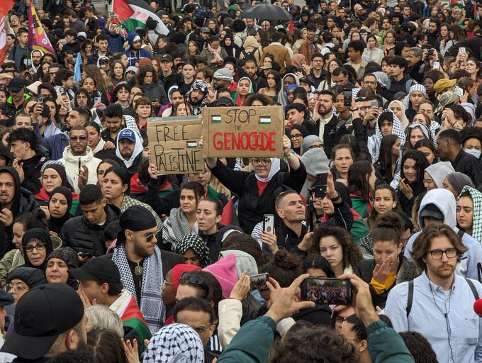 #Filistin'i dünyadan sileceklerdi, dünya Filistin oldu!🍉