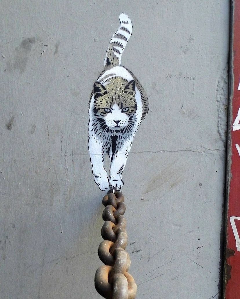 lovestreetart22's tweet photo. It’s Caturday 🐈‍⬛🐈🐈‍⬛🐈 Two by JPS in Weston Super Mare, England.
#StreetArt #JPS #Caturday #WestonSuperMare https://t.co/dgq4q9JZky