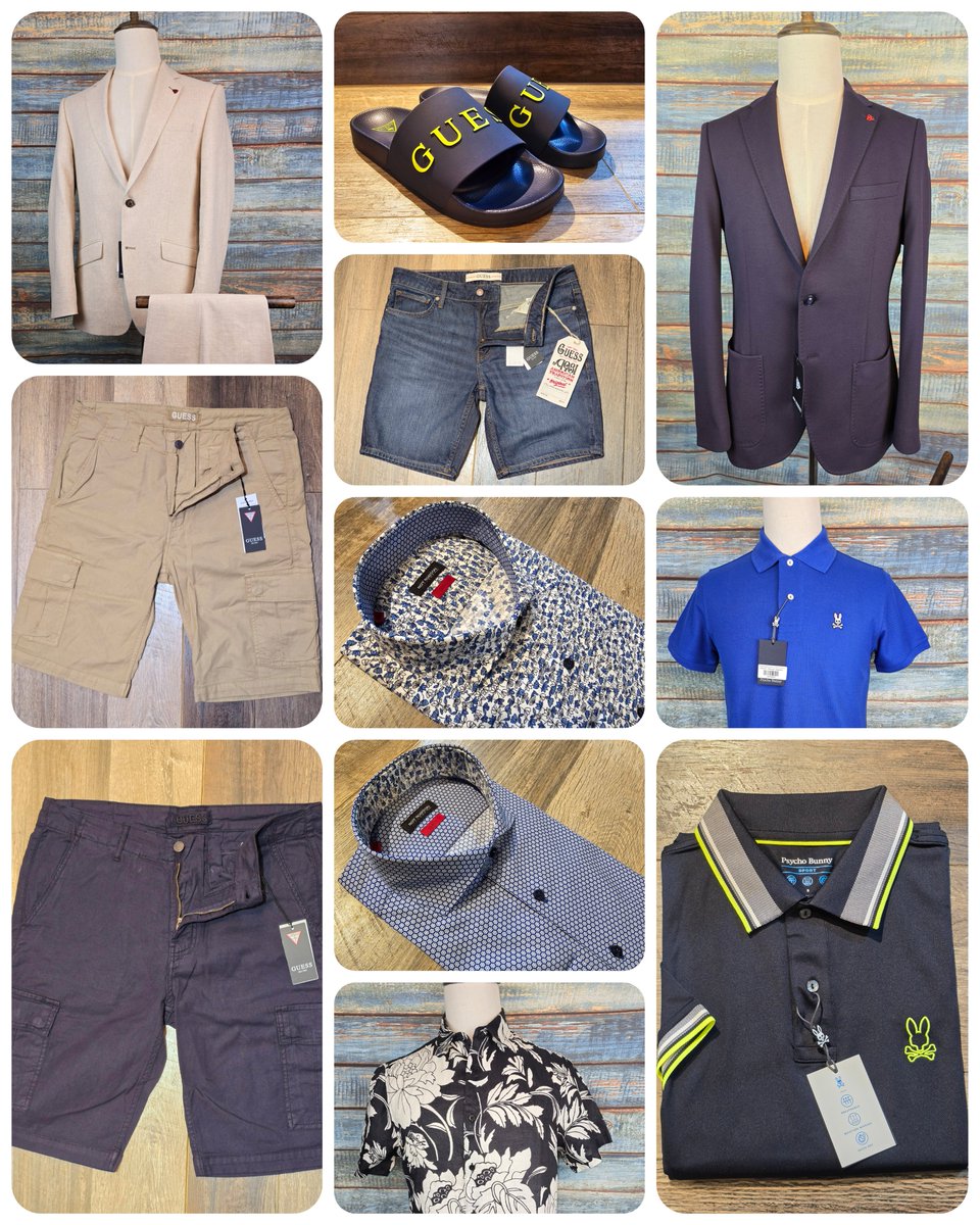 ClothingRetreat's tweet photo. Lots of new summer stock in this week, some fantastic cotton and linen #Guess cargo shorts in sand and navy. https://t.co/X3BK44wp1C #Abergavenny ##Monmouthshire #summer #newstock #shorts #suits #summerclothes #mensfashion #menswear #psychobunny #royrobson https://t.co/WZ5O1mUPAD