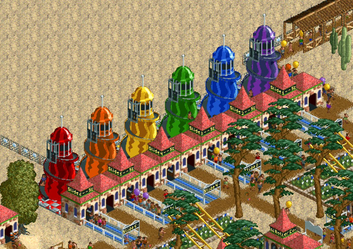 Happy pride month everyone! 
If you ever have to deal with people who don't accept you for who you are, know that the RollerCoaster Tycoon community does accept you <3