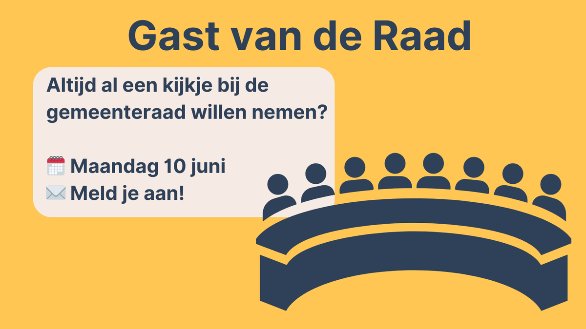 D66Zwolle's tweet photo. Op maandagavond 10 juni wordt Gast van de Raad georganiseerd door de gemeente Zwolle! Altijd al een kijkje willen nemen bij de gemeenteraad? Dit is de kans!
📍 Stadhuis
📅 10 juni vanaf 18:30
Aanmelden: mail naar raadsgriffie@zwolle.nl!
#d66 #zwolle #zgr #activiteit https://t.co/e3XvKIVZHf