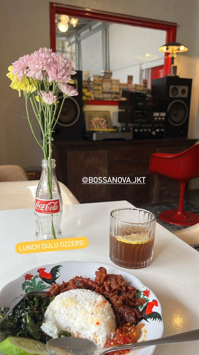 tadi siang sempet mampir ke bossanova jakarta, yang tempatnya kalcerr abiss ditemenin sama mas banteng (owner bossanova).

thank you bossanova jkt! soon konten go with oz!