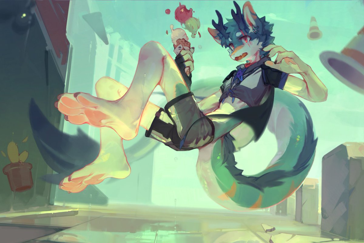 CM
#furry #furryart #ケモノ