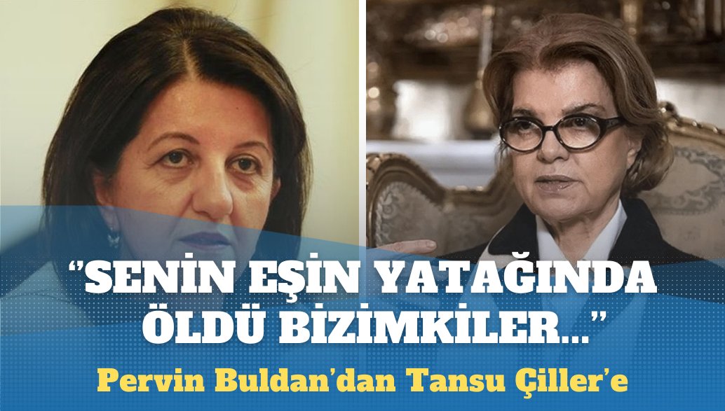 Pervin Buldan’dan Tansu Çiller’e: Senin eşin yatağında öldü, bizimkiler ise senin emrinle işkenceyle aktifhaber.com/gundem/pervin-…