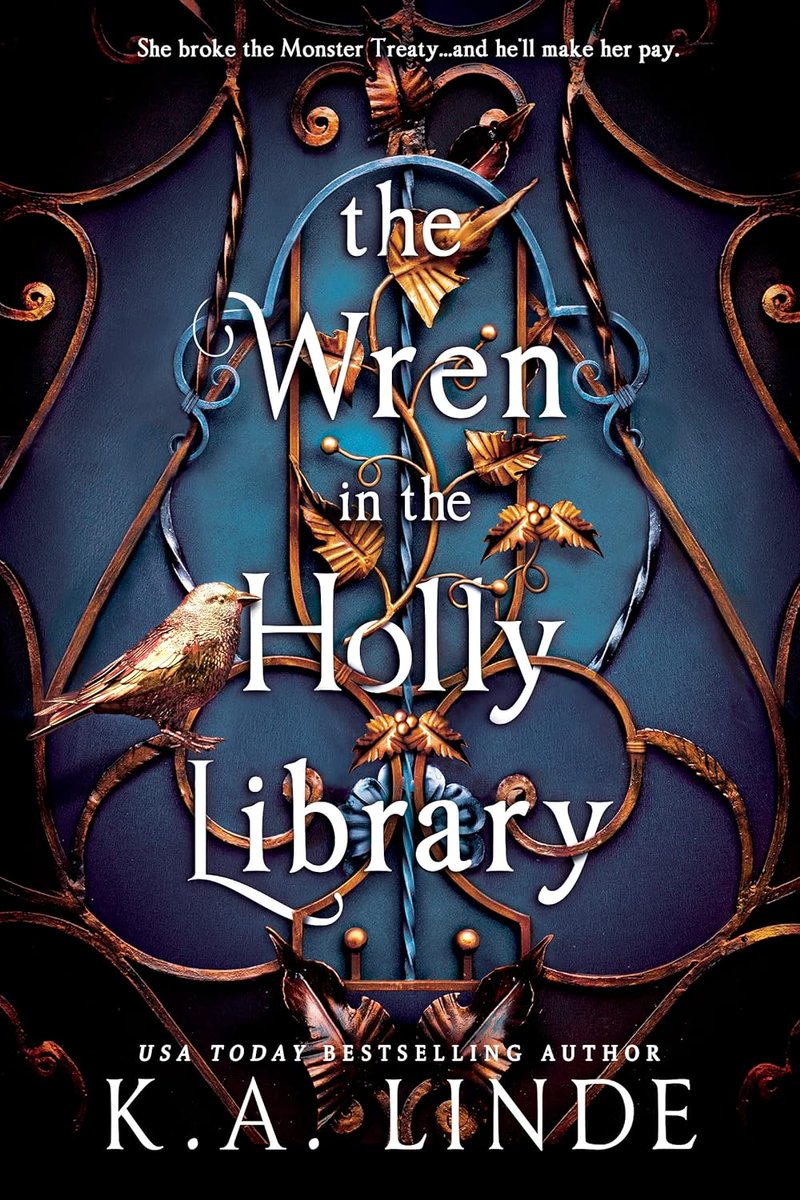 Set in an alternate day New York filled with monsters, The Wren in the Holly Library is a dark, spicy romantasy loosely inspired by Beauty and the Beast — perfect for fans of V.E. Schwab and Leigh Bardugo. Out June 4th! goodreads.com/book/show/6143…