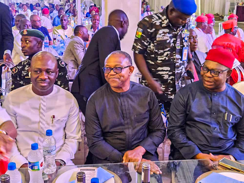 PeterObi's tweet photo. Yesterday Friday 31st May , I joined the good people of Asaba and other Nigerians in the celebration of a life well lived by the revered traditional ruler of the town, the Asagba of Asaba, HRM Joseph Chike Edozien, in Asaba, Delta state. https://t.co/yoJOLHifJS