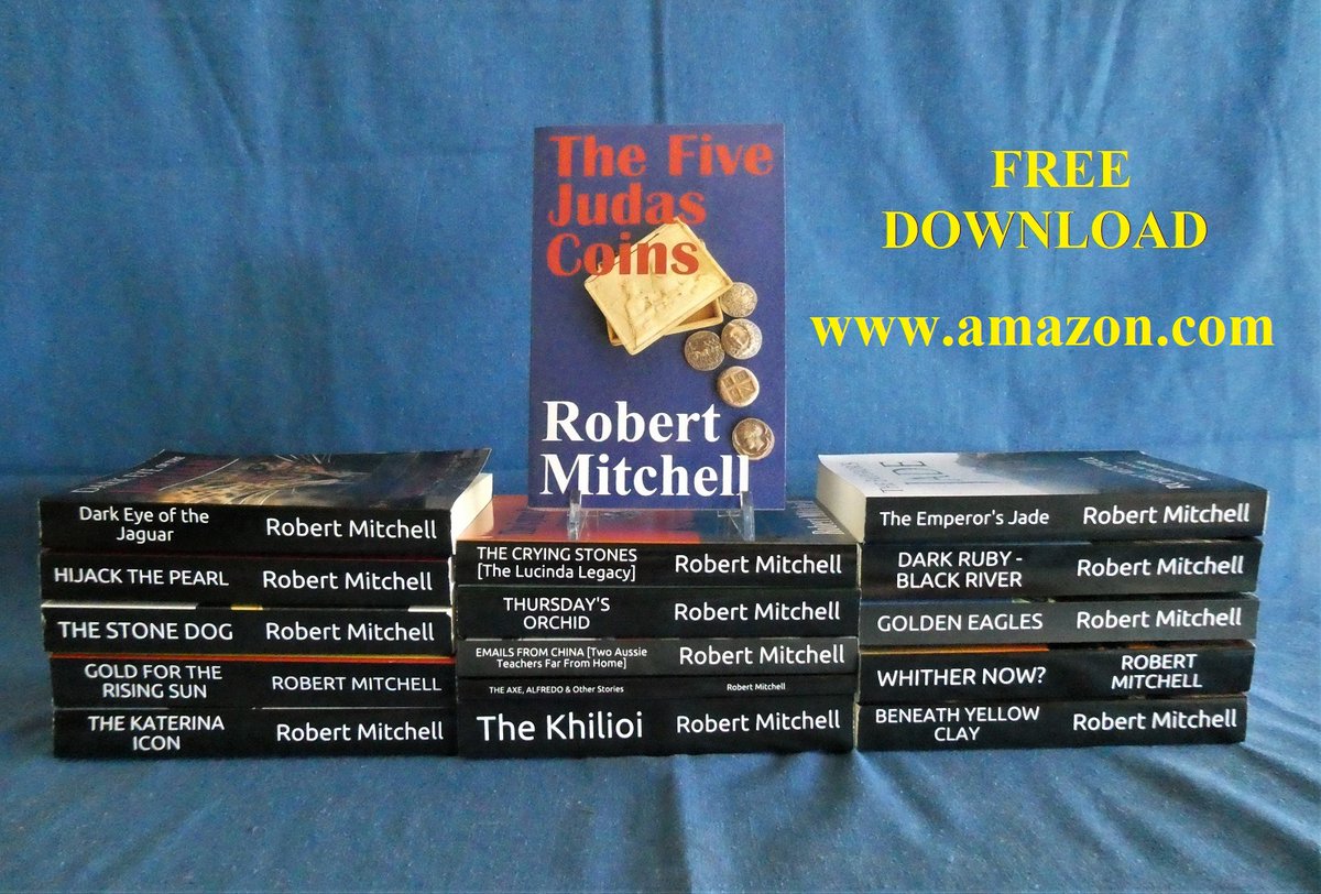 The Five Judas Coins
#FREE #eBOOK until 2nd June (US date). AUSCHWITZ - March 1943. Five of the thirty pieces of silver given to Judas have been held by a succession of Rabi custodians for almost two thousand years. That succession is threatened by the Holocaust.