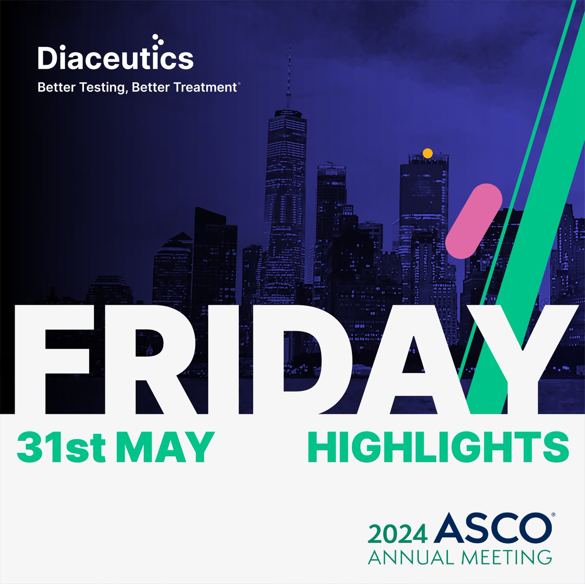 ASCO daily highlights

Our team on the ground share some key highlights from an exciting first day at ASCO 2024. Follow us for more daily highlights throughout the conference!

Read highlights here: lnkd.in/e5e2w-F5 

#ASCO24 #ASCO2024