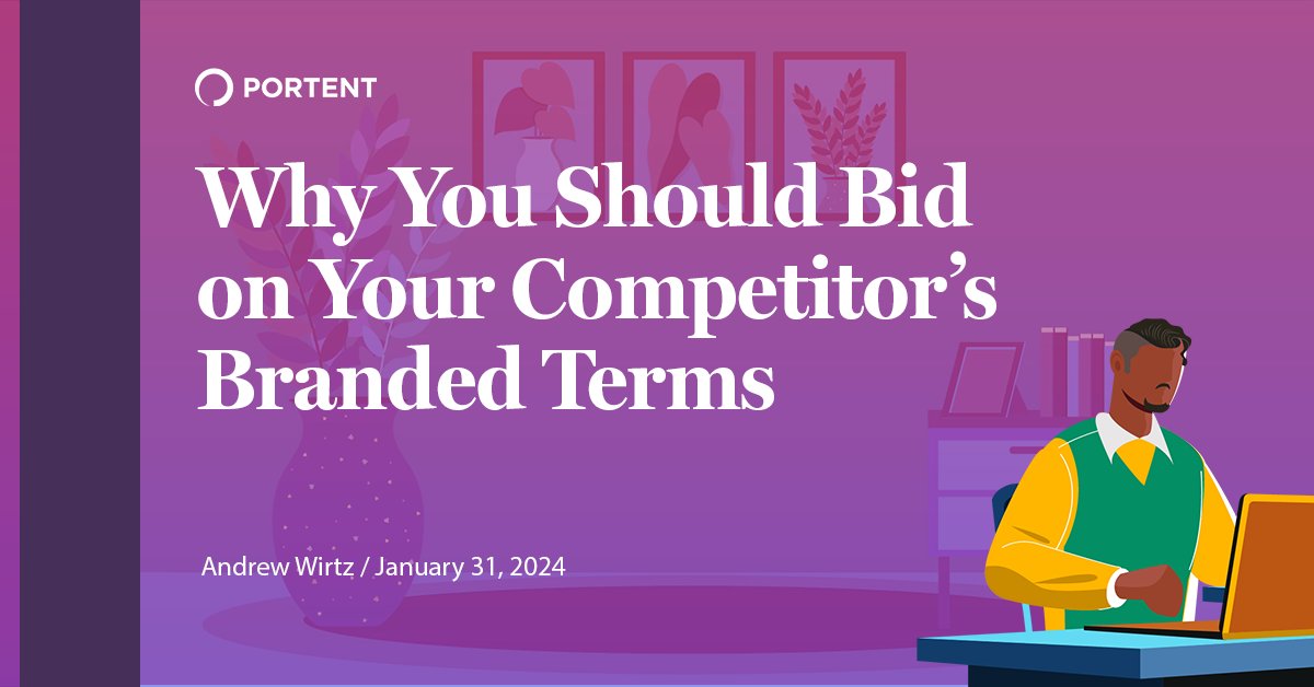 SEOforlondon's tweet image. Why You Should Bid on Your Competitor’s #Branded #Terms portent.com/blog/ppc/bid-o…